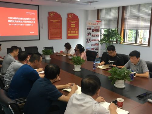 公司第四黨支部開展“不忘初心、牢記使命”主題教育集中學(xué)習(xí)研討
