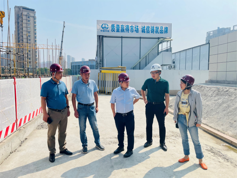 皖投置業(yè)公司董事長錢章一行赴云錦臺(tái)項(xiàng)目開展國慶安全生產(chǎn)檢查